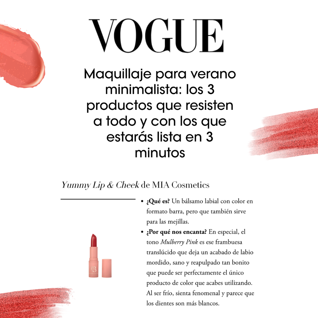 Yummy Lip & Cheek - Bálsamo Labial Mulberry Pink