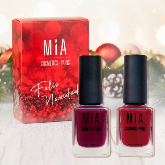 Pack 2 Esmaltes Navidad - 1 - Burgundy, Garnet