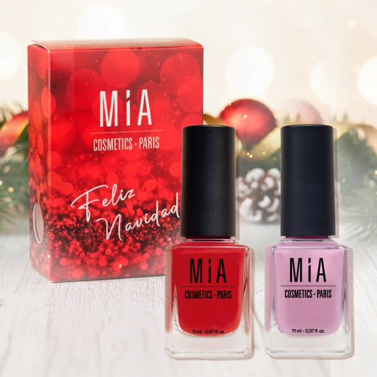 Pack 2 Esmaltes Navidad - 2 - Poppy Red, Chiffon Peony