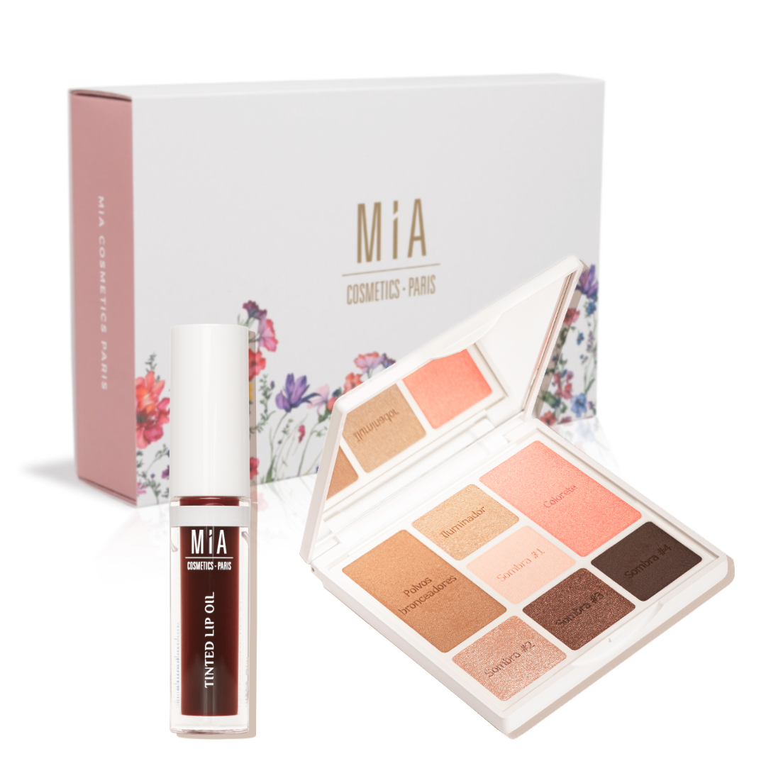 Pack Paleta de Maquillaje y Tinted Lip Oil