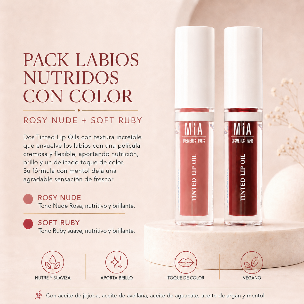 Pack 2 Lip Oil